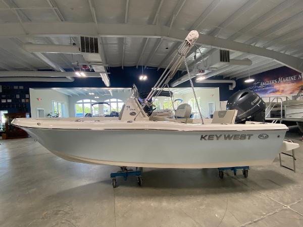 Key West 179 FS 2024 Key West 179 FS boat displayed in a showroom.