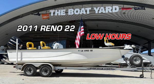Skiff Reno 22 2011 Skiff Reno 22 boat with low hours on trailer at The Boat Yard.