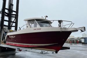 Arvor 230 AS Returning to her Dry stack marina berth