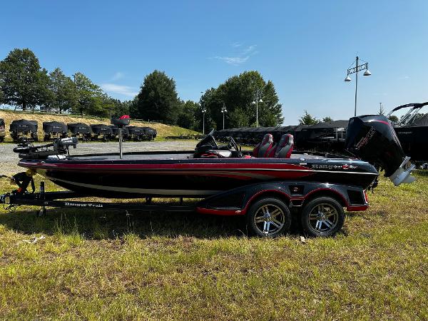 Ranger Z520R Ranger Cup Equipped 2024 Ranger Z520R Ranger Cup Equipped bass boat on a trailer.
