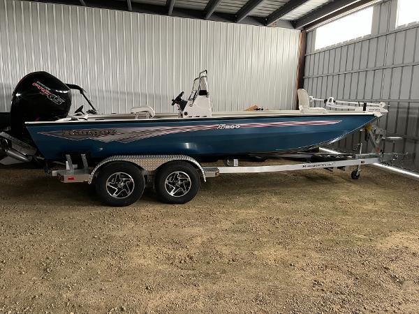 Ranger RB200 2024 Ranger RB200 boat on trailer in storage facility.