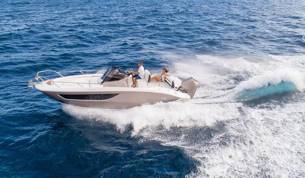Sessa Marine Key Largo 24 FB 2019 Sessa Marine Key Largo 24 FB cruising on open water.