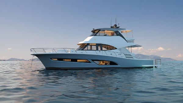 Riviera 58 Sports Motor Yacht 2024 Riviera 58 Sports Motor Yacht on calm waters.