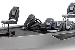 Lowe Stinger 175C 2026 Lowe Stinger 175C fishing boat with modern seating and sleek design.
