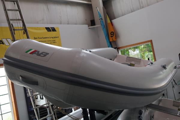 AB Inflatables Ventus 9 VL 2024 AB Inflatables Ventus 9 VL inflatable boat in showroom.