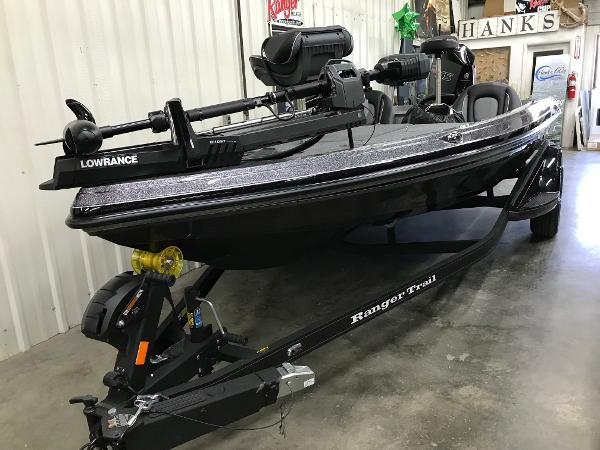 Ranger Z518 Ranger Cup Equipped 2024 Ranger Z518 Ranger Cup Equipped fishing boat on a Ranger Trail trailer.