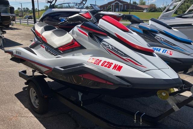 Yamaha WaveRunner FX Cruiser HO 2020 Yamaha WaveRunner FX Cruiser HO on trailer, parked outdoors.