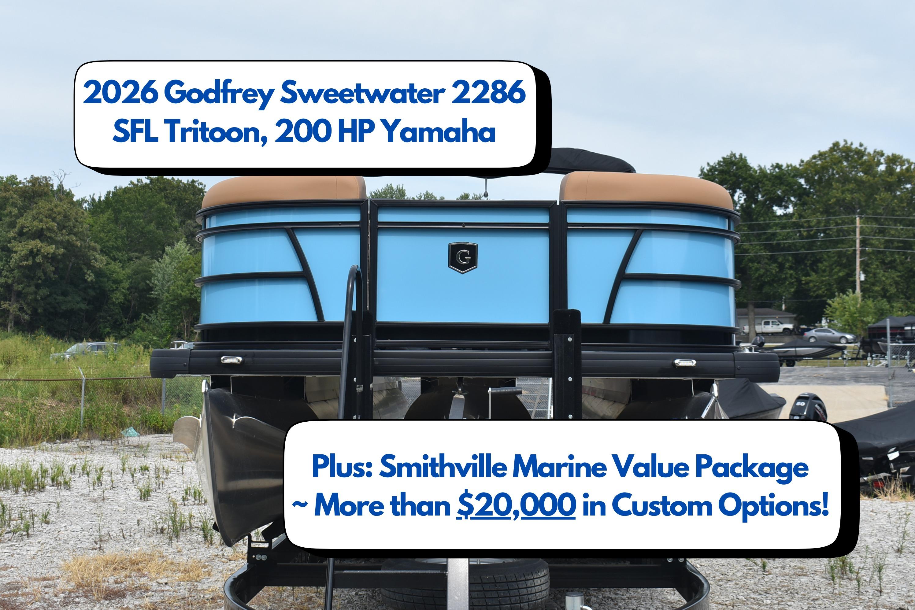 2026 Godfrey Sweetwater 2286 SFL Tritoon