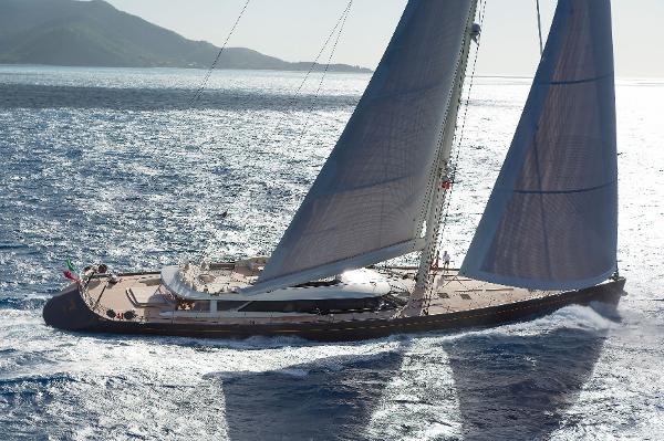 Fitzroy yachts 49.7m Luxurious Fitzroy Yachts 49.7m sailing on open sea, 2012 model.