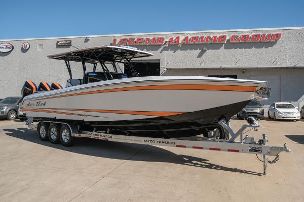 Nor-Tech 340 Sport Center Console 2025 Nor-Tech 340 Sport Center Console boat on trailer at Legend Marine Group.