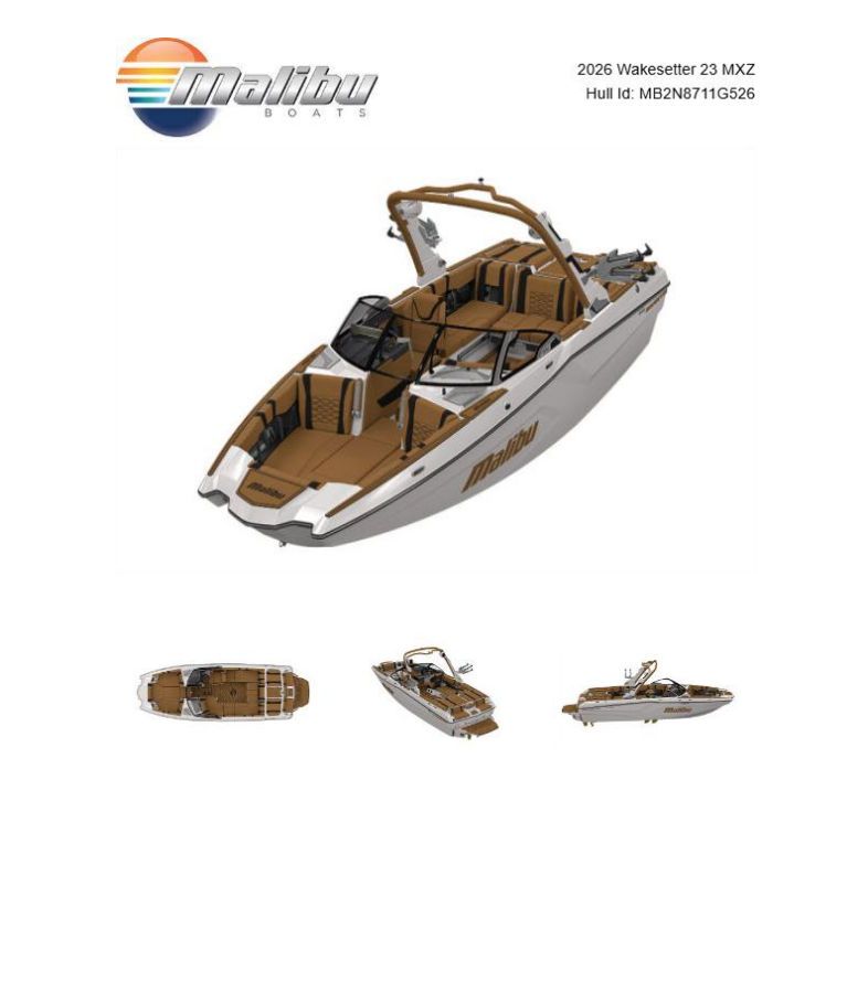 2026 Malibu Wakesetter 23 MXZ
