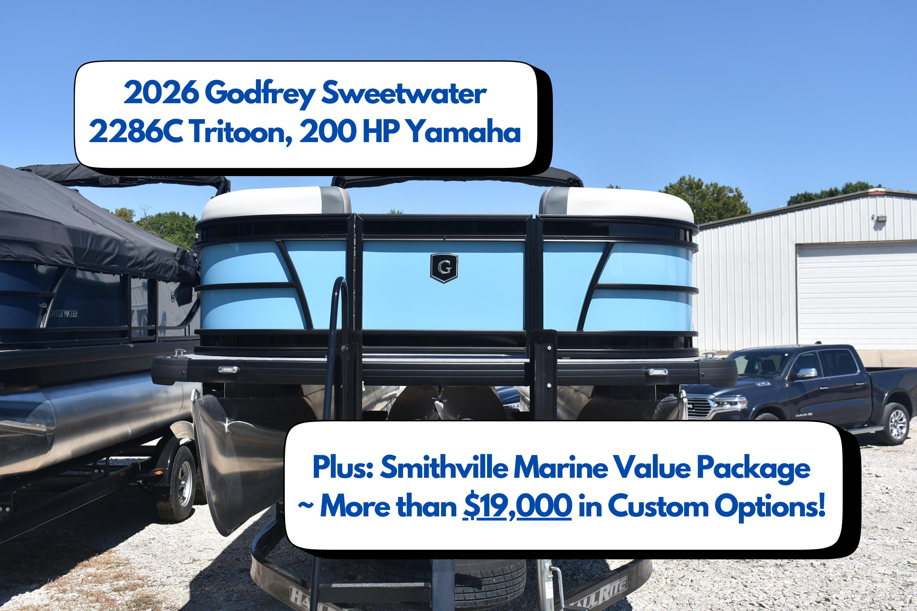2026 Godfrey Sweetwater 2286C Tritoon