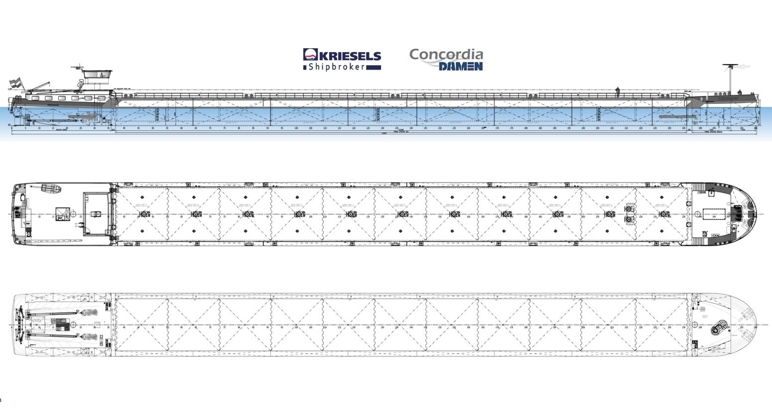 2025 New Built Inland Waterway Tanker