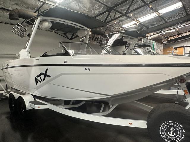 ATX Surf Boats 24 Type-S 2023 ATX Surf Boats 24 Type-S in showroom, side view.