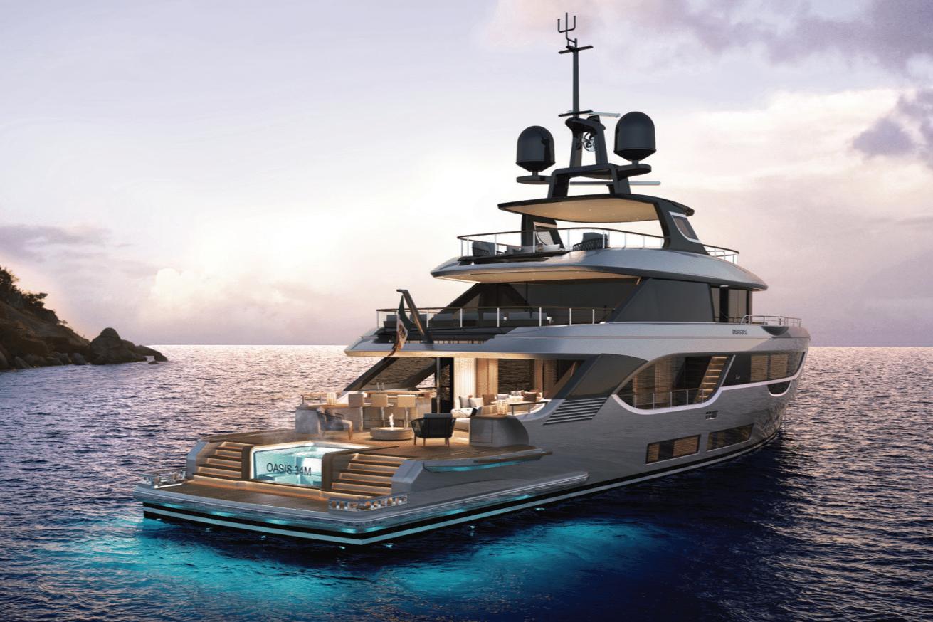 benetti yacht oasis 34