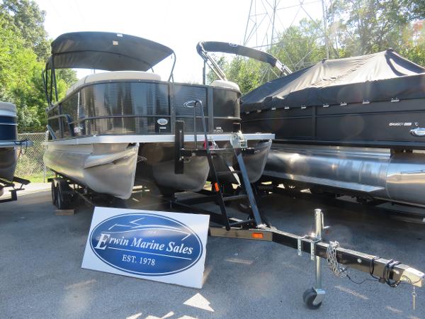 Crest Classic LX 220 SLC 2023 Crest Classic LX 220 SLC pontoon boat at Erwin Marine Sales.