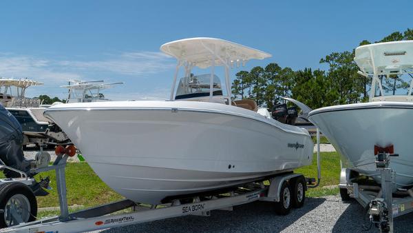 NauticStar 222 OSL 2024 NauticStar 222 OSL boat on trailer, ready for transport.