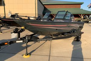 Ranger VS1882SC Angler 2025 Ranger VS1882SC Angler boat on trailer, displayed outdoors.