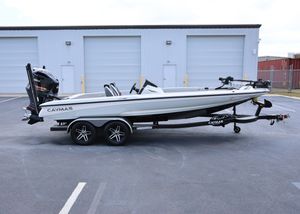 Caymas CX 20 PRO 2020 Caymas CX 20 PRO boat on trailer, parked in industrial area.
