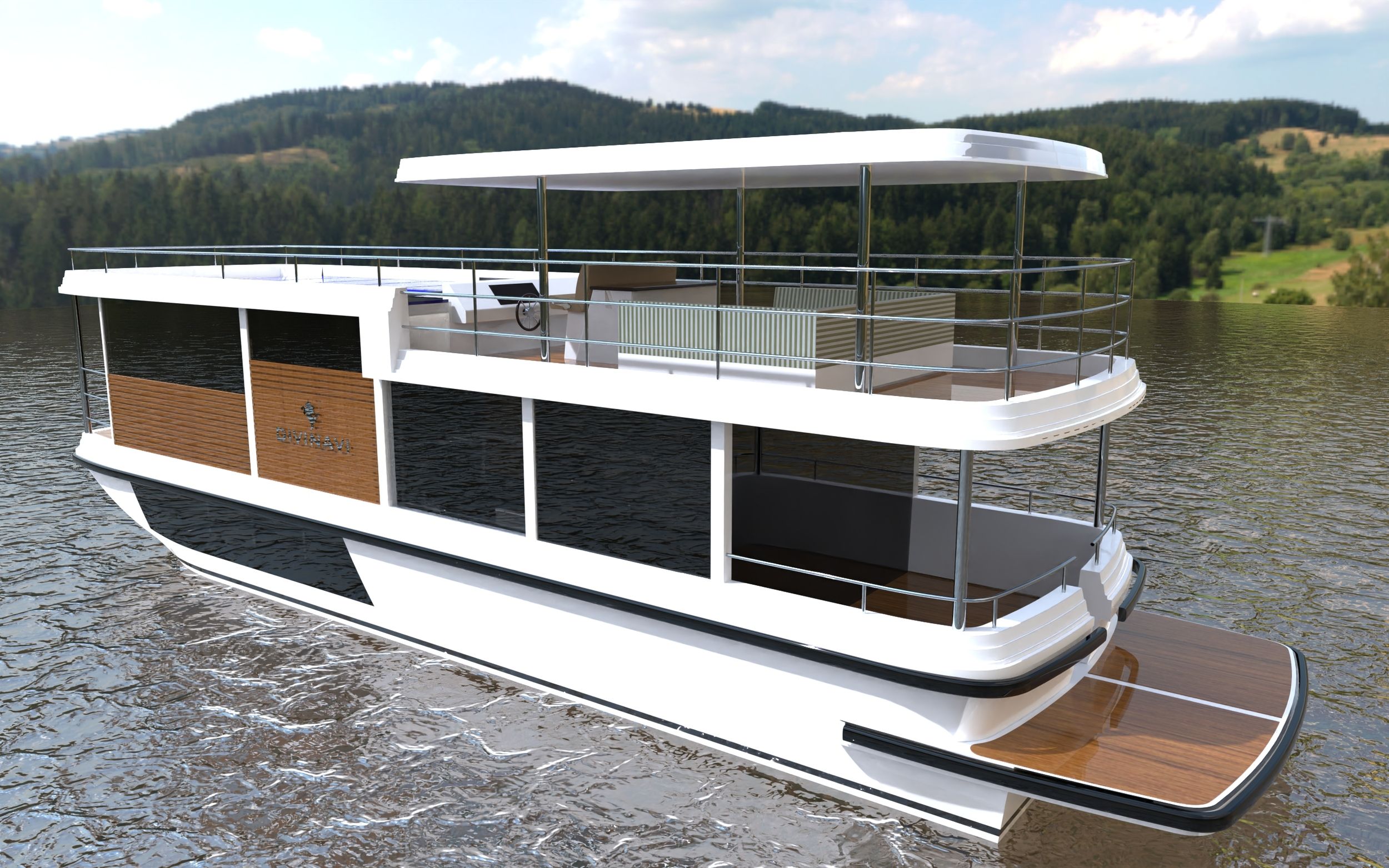 2025 DiviNavi M-1542 SL Houseboat