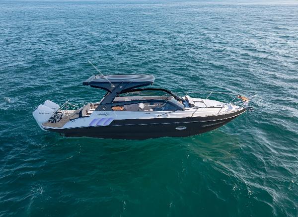 Hanover 305 2025 Hanover 305 boat cruising on open water.