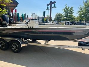 Ranger RB210 2024 Ranger RB210 boat on trailer in outdoor setting.