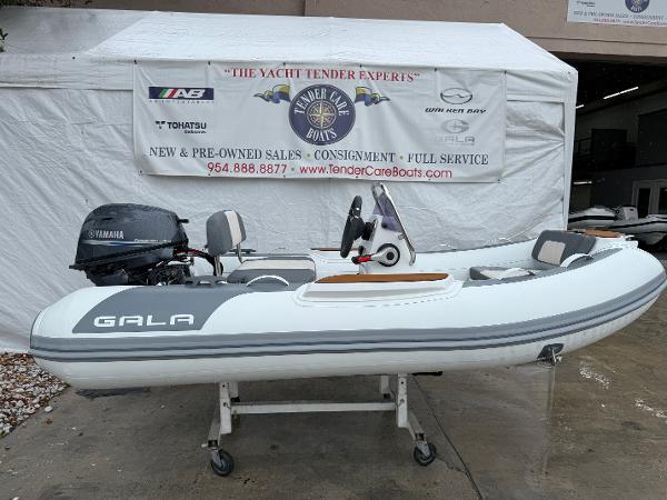 Gala ATLANTIS A300HL 2025 Gala ATLANTIS A300HL inflatable boat with Yamaha motor, displayed at Tender Care Boats.