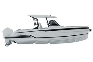 Wellcraft 28 T-Top Manufacturer Provided Image: 2026 Wellcraft 28 T-Top boat, sleek white design with modern features and T-top canopy.