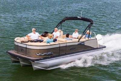 Tahoe Pontoon Cascade Platinum Rear J Lounger Boat