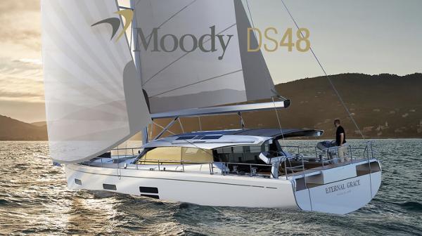 2025 Moody 48 deck saloon