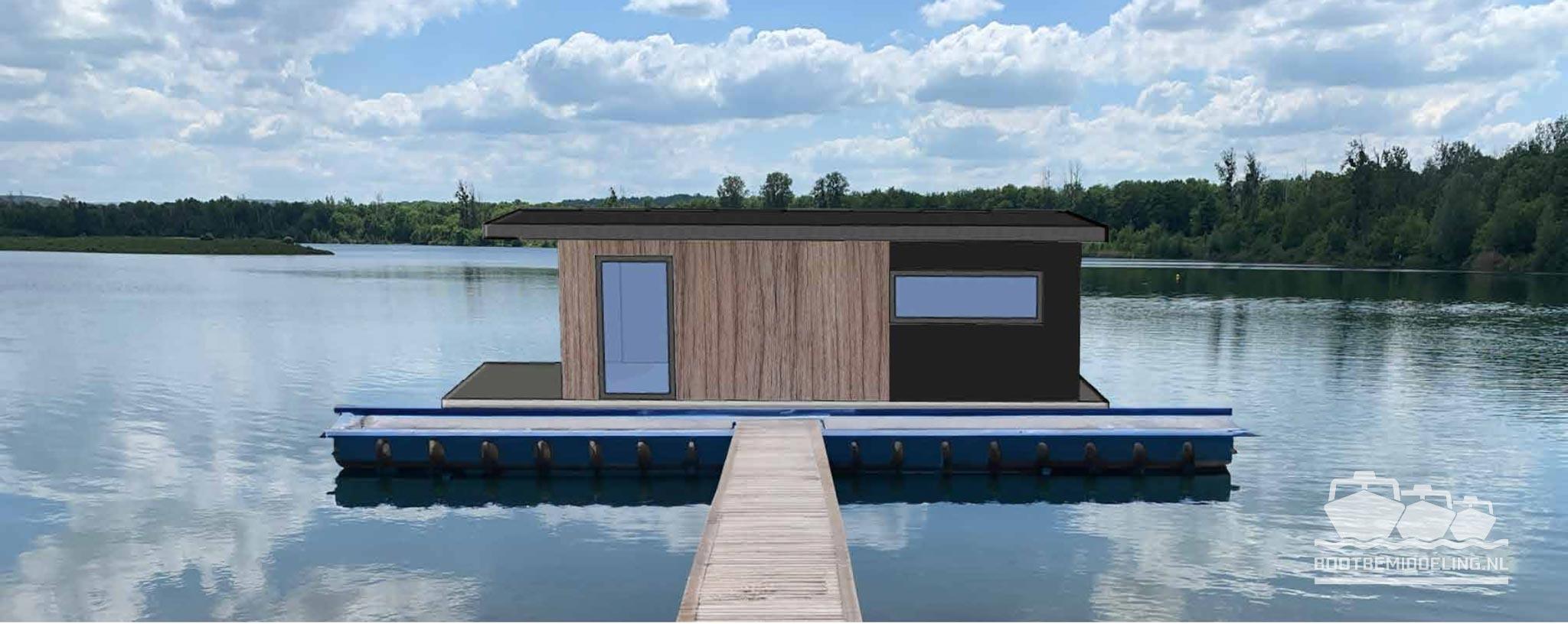 Tiny Houseboat Inclusief Ligplaats