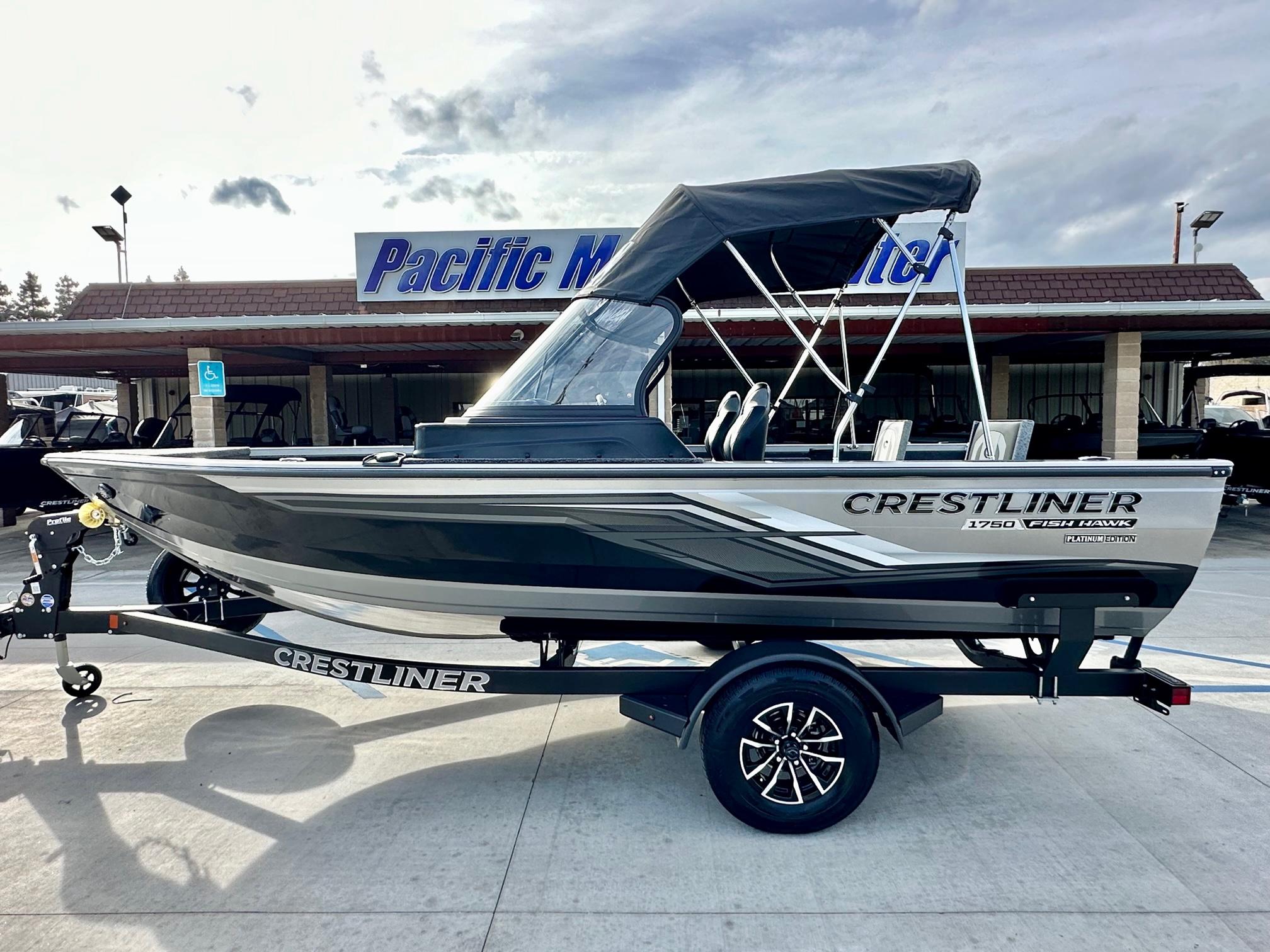 2025 Crestliner Fish Hawk 1750 WT JS w/ 115HP Mercury!
