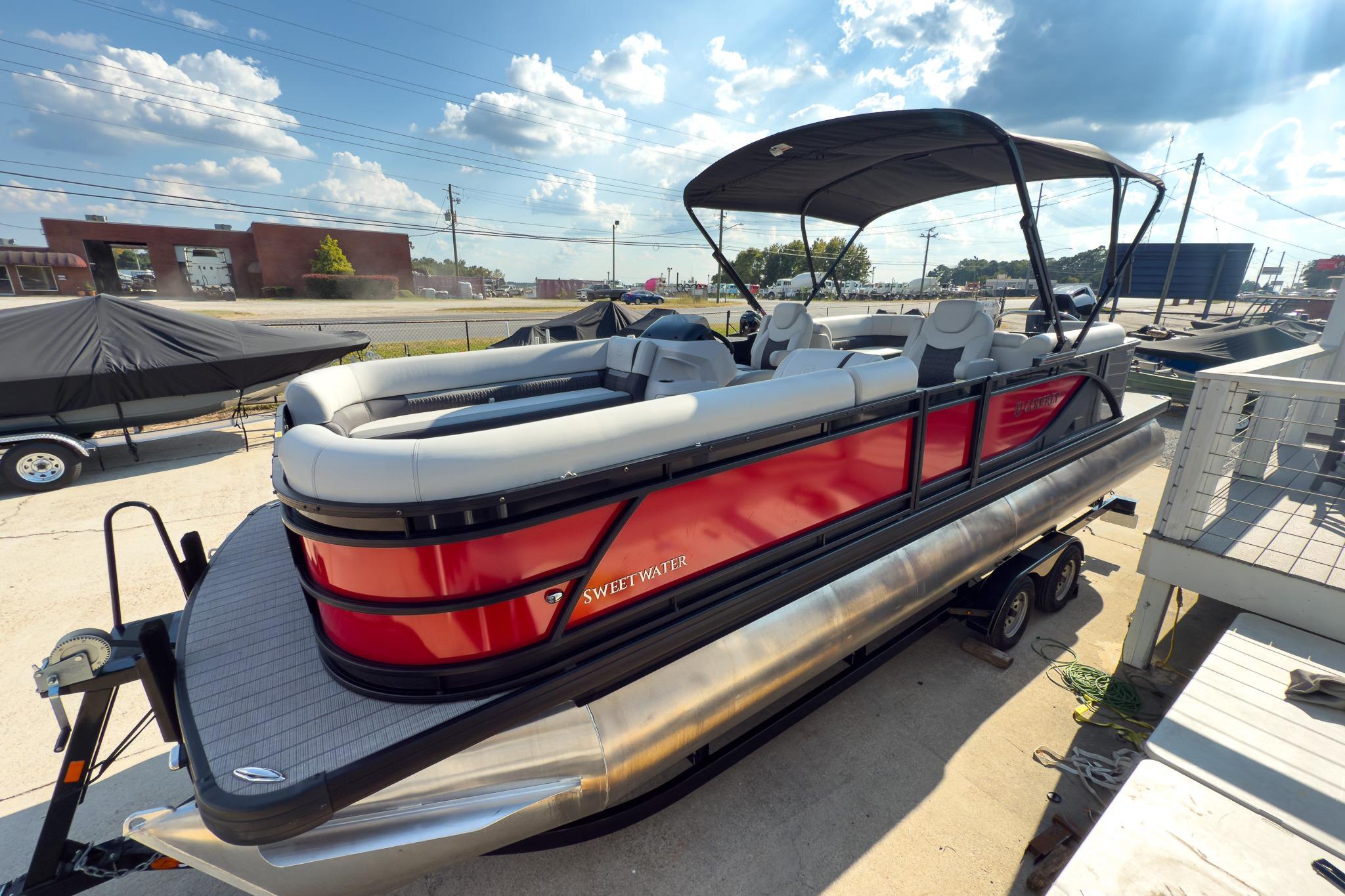 2024 Godfrey Sweetwater 22' Split Bench Backporch Mercury 400 V10 - 2286 SB
