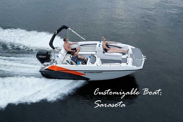 Starcraft SVX 171 2023 Starcraft SVX 171 boat cruising on water with passengers.