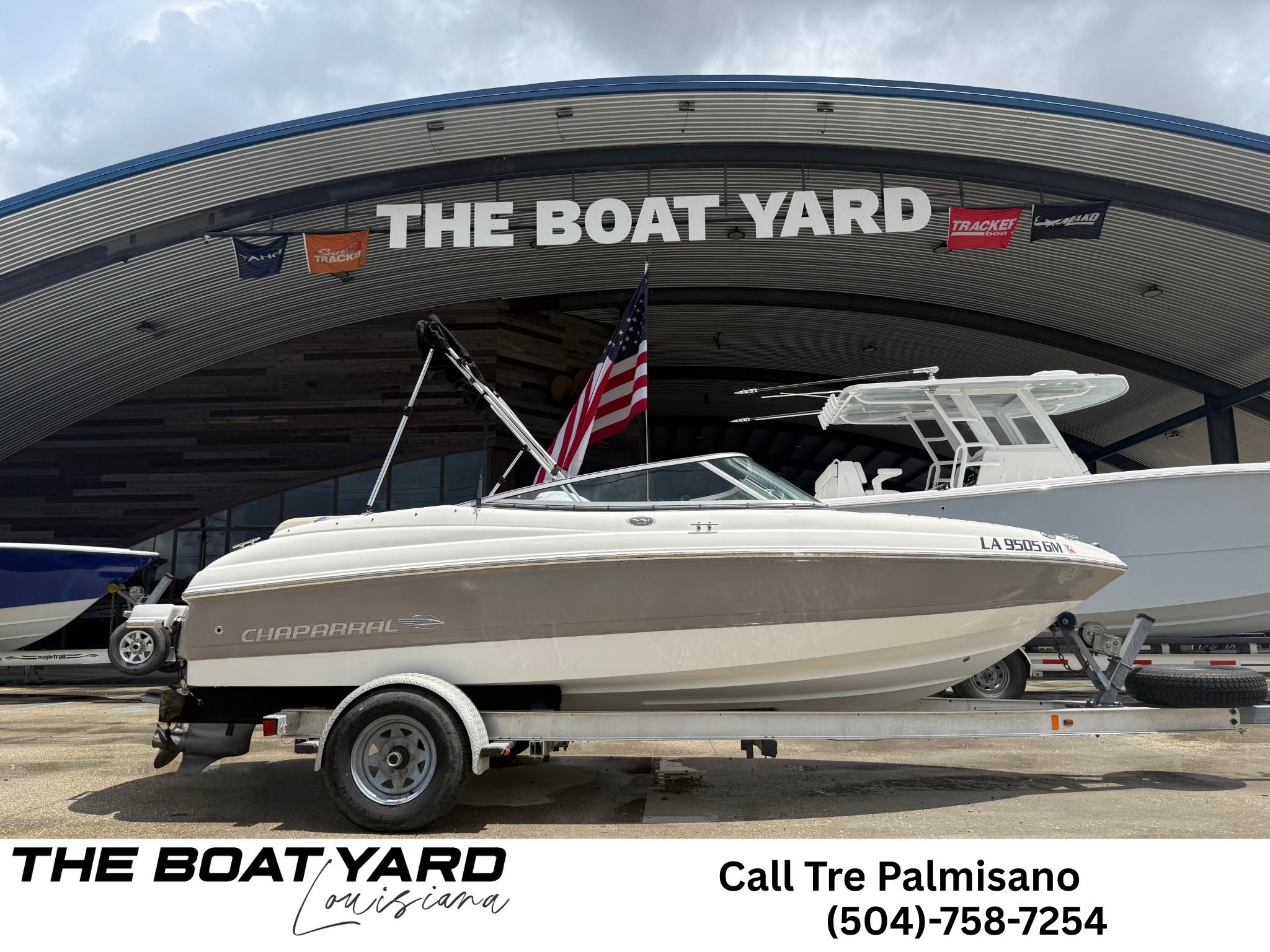 Chaparral 190 SSi 2007 Chaparral 190 SSi boat on trailer at The Boat Yard, Louisiana.