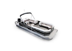 Princecraft Vectra 23 RL 2024 Princecraft Vectra 23RL pontoon boat with black and white seating.