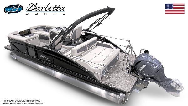 Barletta C22UC 2025 Barletta C22UC pontoon boat with Yamaha engine, sleek design, and comfortable seating.