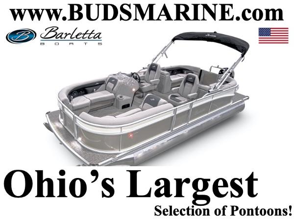 Barletta ARIA 22QC 2025 Barletta ARIA 22QC pontoon boat, Ohio's largest selection at Bud's Marine.