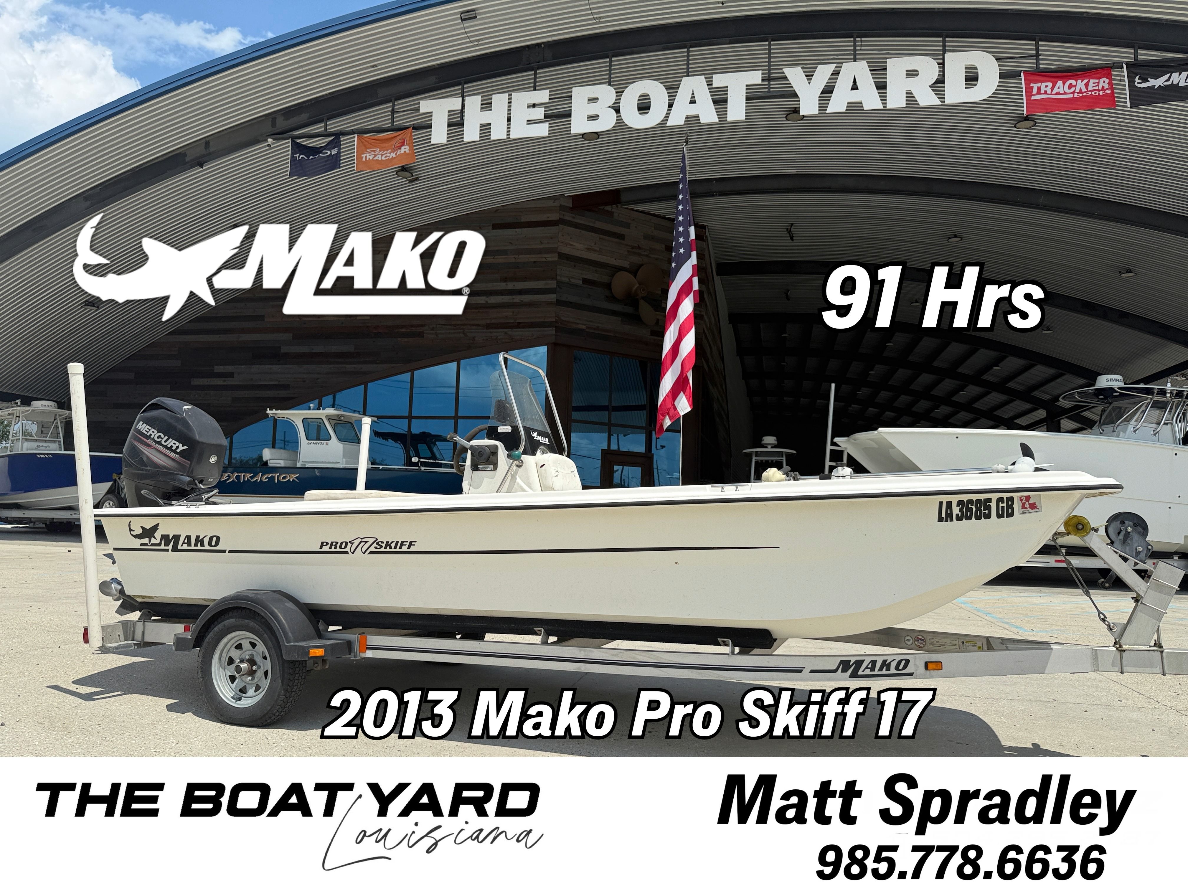2013 Mako Pro Skiff 17 CC