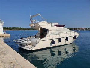 Rodman Muse 44 Luxury Rodman Muse 44 yacht docked at a marina, 2011 model.