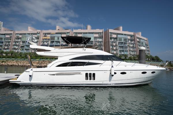 Princess 58 Flybridge stock photo