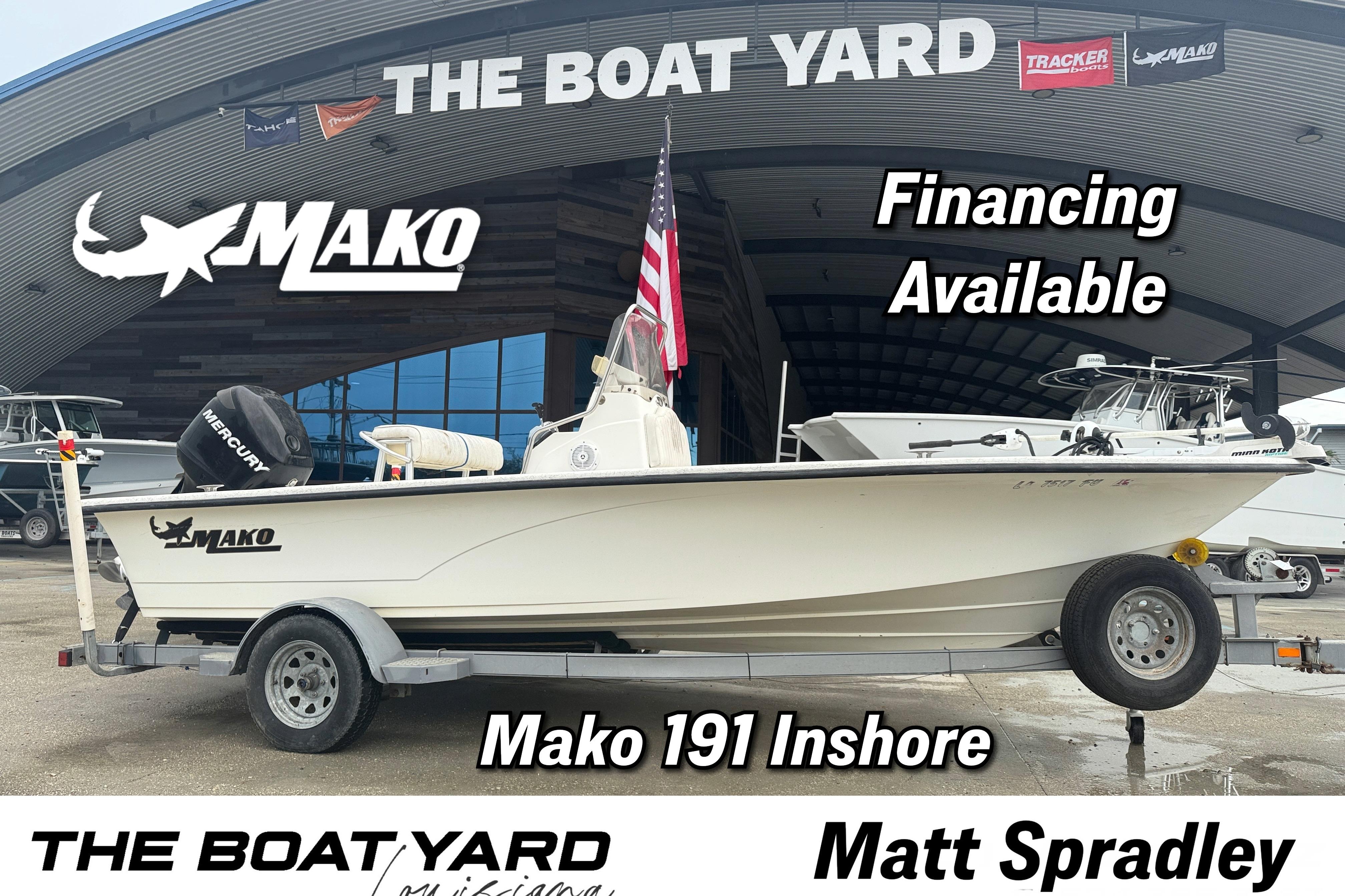 Mako 191 Inshore 2008 Mako 191 Inshore boat at The Boat Yard, financing available.