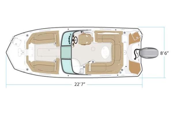 NauticStar 223 DC Deck Manufacturer Provided Image