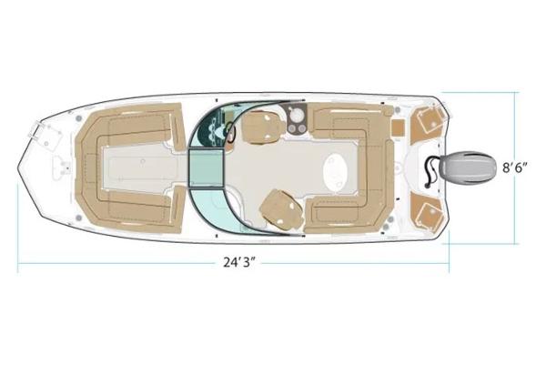 2024 NauticStar 243 DC Deck