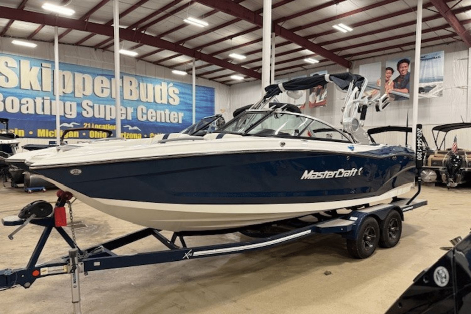 MasterCraft X22 2020 MasterCraft X22 boat displayed at SkipperBud's Boating Super Center.