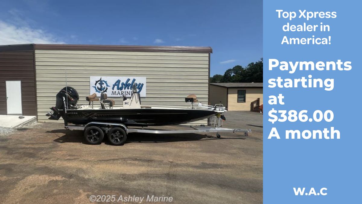 Xpress H22B Bay 2026 Xpress H22B Bay boat at Ashley Marine, payments from $386/month.