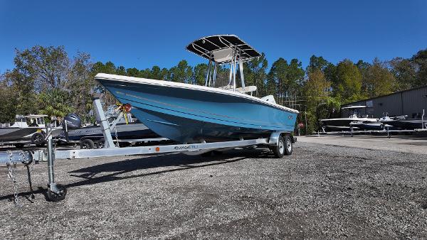 Bulls Bay 2200XS 2025 Bulls Bay 2200XS boat on trailer in outdoor setting.