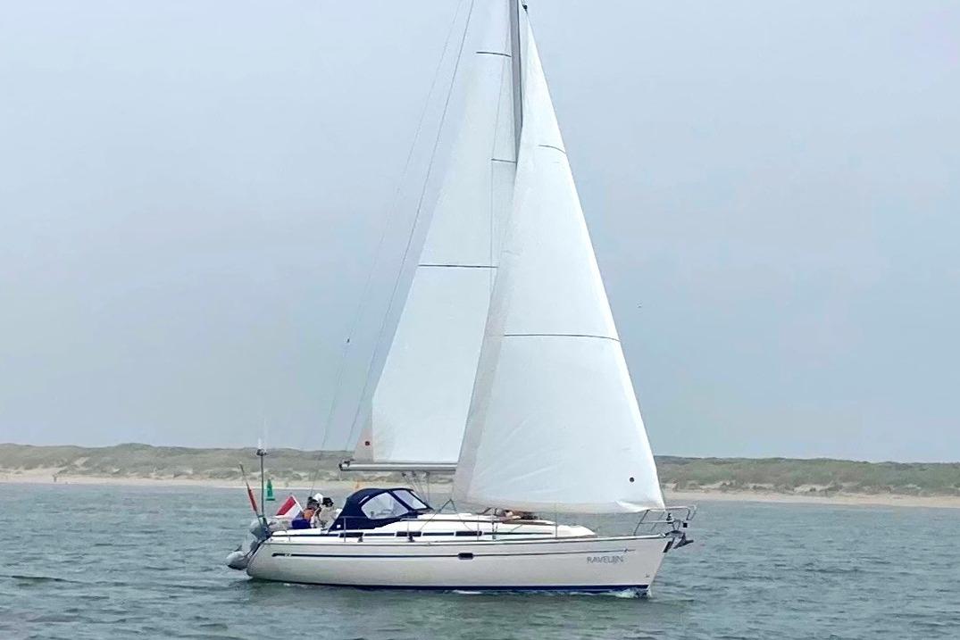 Bavaria Bavaria 37-3 Sailing yacht Bavaria 37-3 from 2000 on open water near a sandy coastline.