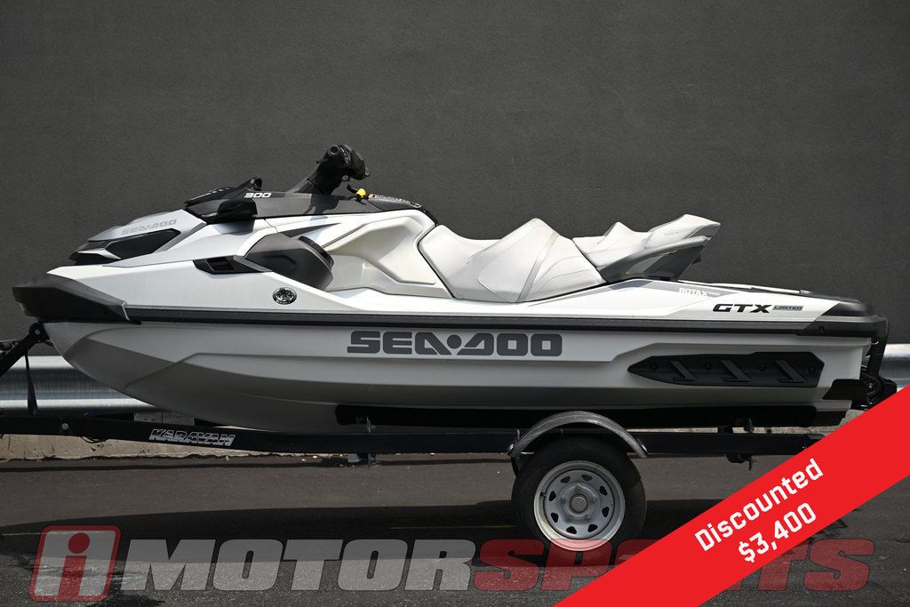 2024 Sea-Doo GTX Limited 300 White Pearl Premium