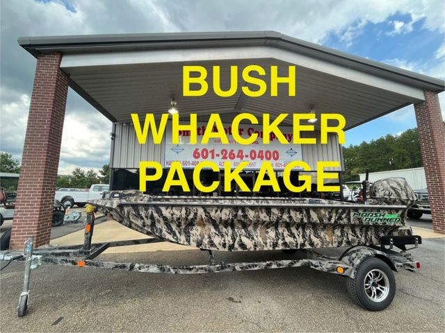 Havoc DBST 1756 Havoc DBST 1756 boat, 2026 model, Bush Whacker Package, displayed outdoors.
